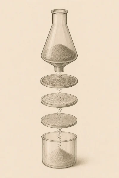 Cremation Ink Process Three Stage Filtration